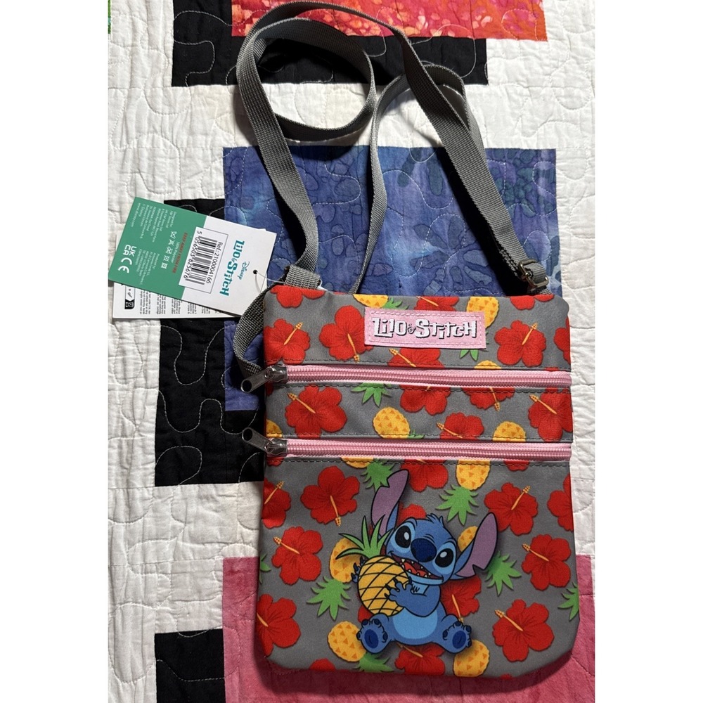 Disney Stitch Bag for Girls Lilo and Stitch Cross Body Bag Pineapple Flowers New